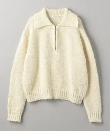 뷰티앤유스 유나이티드 애로우 하프 지퍼 니트