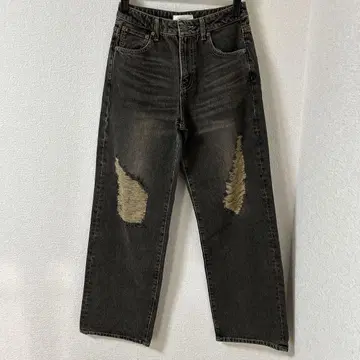 새상품 택 포함 아클레트 데미지 데님