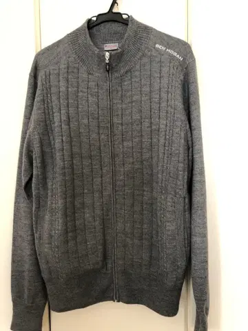 벤 호건 그레이 니트 스웨터 L