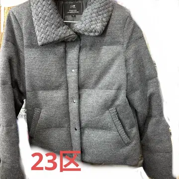 [23구] 그레이 니트 다운 점퍼/2
