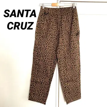 SANTA CRUZ 산타크루즈 표범 무늬 팬츠 스케이터 L