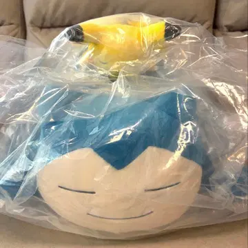 포켓몬 제일복권 카비곤&피카츄 봉제 인형 B상