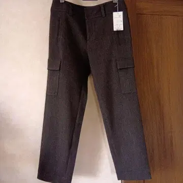 엘르 차콜 그레이 팬츠 새상품