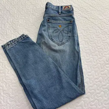 Wrangler 자수 포함 라이트 블루 데님