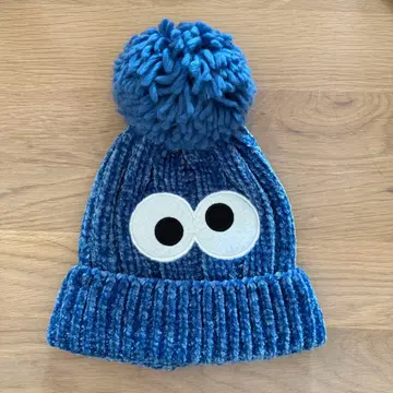 USJ 쿠키 몬스터 니트 모자