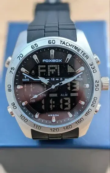 남성용 디지털 아날로그 손목시계 밴딩 교환 가능