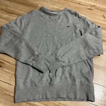 Lacoste 그레이 크루넥 트레이닝복