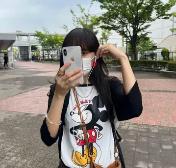 미키 t셔츠 7부 기장