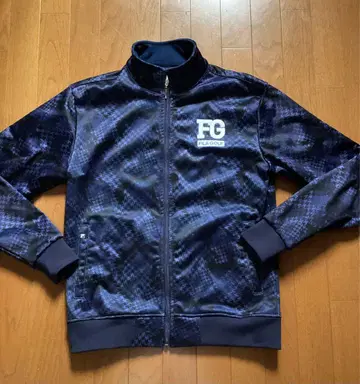 휠라골프 변형 글렌체크 소프트쉘 긴팔 웜 자켓 L