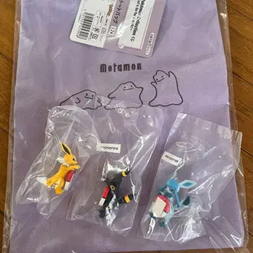 포켓몬 제일복권 F상 길거리 칭얼칭얼 프렌즈 3종 세트와 C상 토트백