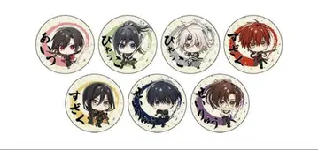 BYAKKO ~사신부대염연기~ 에비텐 혜택 미니 캔뱃지 7종 세트