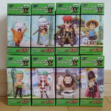 원피스 월드 컬렉터블 피규어 vol.5 전 8체 세트