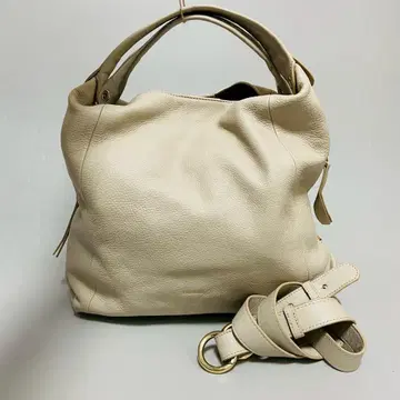 새상품급 FURLA 훌라 토트백 숄더 포함 2WAY 아이보리