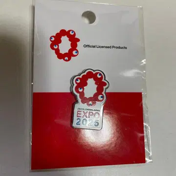 EXPO2025 핀 배지 로고 마크 세로형 오사카 만국 박람회 미개봉