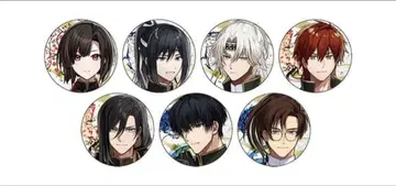 BYAKKO ~사신부대염연기~ 에비텐 혜택 캔뱃지 7종 세트