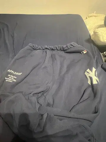 APPLEBUM 네이비 스웨트 팬츠 후디