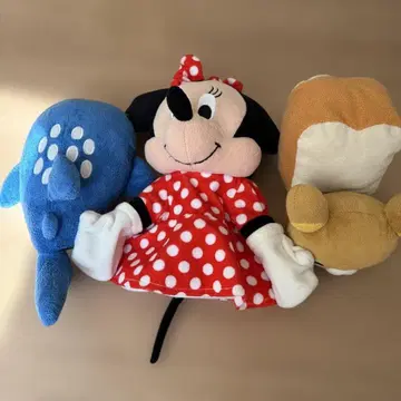 미니 마우스 봉제 인형 세트