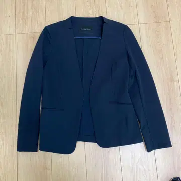 GREEN LABEL RELAXING 노카라 자켓 네이비