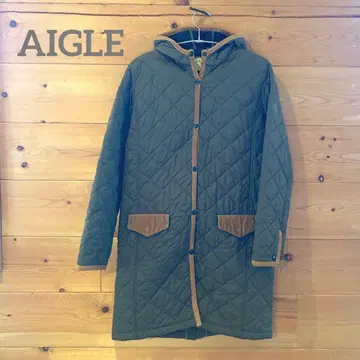 AIGLE 퀼팅 코트 여성용 M