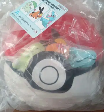 포켓몬 제일복권 A상 봉제 인형 포함 게임 쿠션