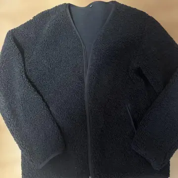 네이비 플리스 자켓 L 사이즈