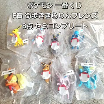 포켓몬 제일복권 F상 길거리 반짝 프렌즈 8종 세미 컴플리트