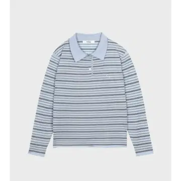 haag 스트라이프 폴로 니트