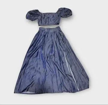 Dazy 다크 블루 플레어 스커트 S