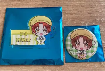 헤타리아 이탈리아 AmoCrepe 캔뱃지 아크릴 명찰