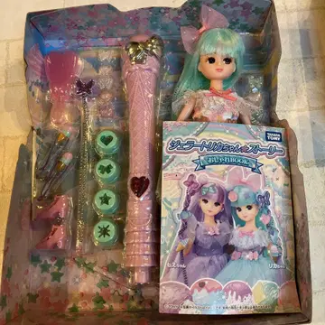 젤라토 리카짱 한정판 토핑 주얼 5개 포함