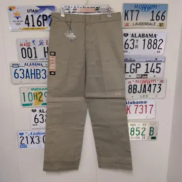 미사용 새상품 Dickies 디키즈 더블니 34 x 32 워크 와이드