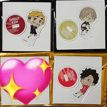 하이큐 ~승리의 길목 카페~ 콜라보 카페 아크릴 스탠드 3개 세트