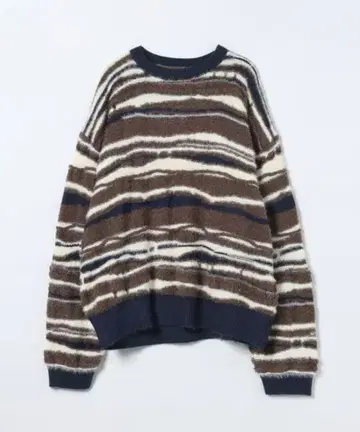 JEANASIS 7G 랜덤 보더 풀오버