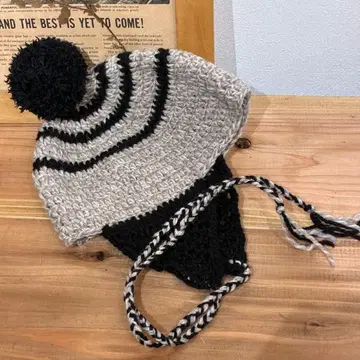 [여행하는 니트 모자] 플라이트 이어 니트 캡 페어리 그런지 Y2K