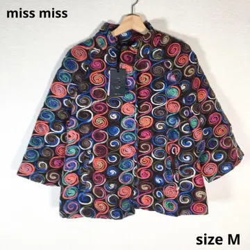 미사용품 miss miss 숏코트 아우터 이탈리아제 M