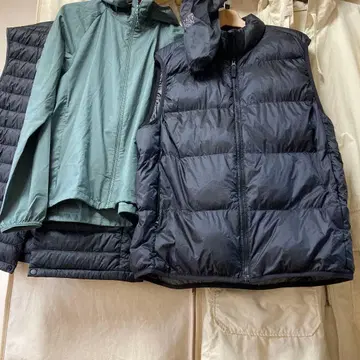 유니클로 울트라 라이트 다운 베스트 나일론 후드티 숏 롱 묶음 판매