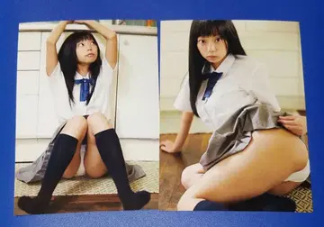 아오야마 히카루 L판 사진 사이즈 2장 세트