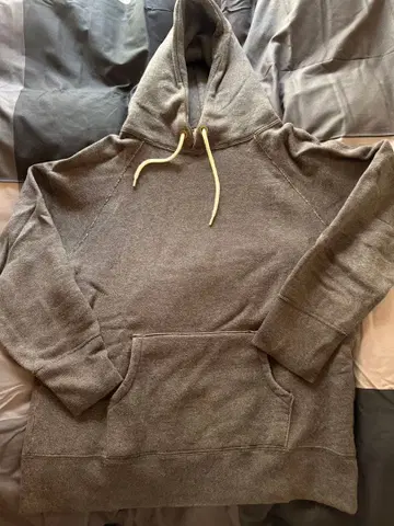 D'sh 플리스 그레이 후드티