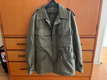 독일군 밀리터리 필드 자켓 보아 라이너 포함 모즈 코트 후드티