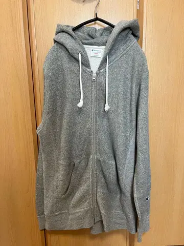 챔피언 리버스 위브 후드티 멜란지 그레이 L 사이즈 새상품급