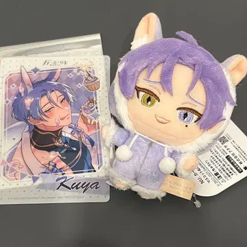 Nu:카니발 GIGO 쿠야 마스코트 봉제 인형 클리어 카드