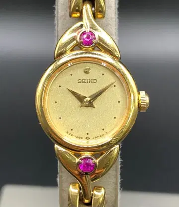 [ MAST-14462 ] 세이코 라운드 루비 2pt 골드 블레스