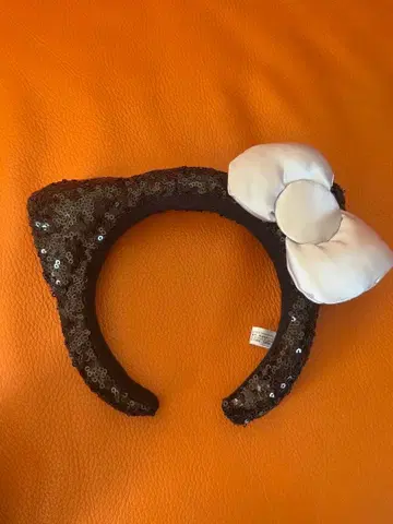 고양이 귀 리본 포함 머리띠