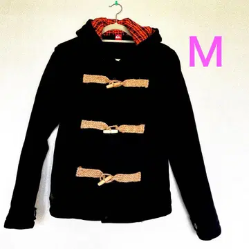 QUIkSILVER 더플 코트 여성용 사이즈 M 블랙 컬러