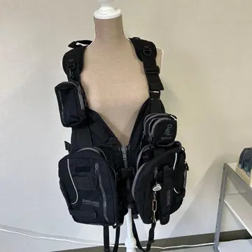 Pazdesign 블랙 낚시용 조끼