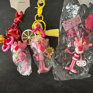 핑크 팬서 자라자라 스트랩 3종 세트