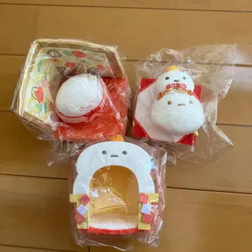 스미코구라시 테노리 봉제 인형 오카자리 스미코 3종 세트 야마 카가미모치