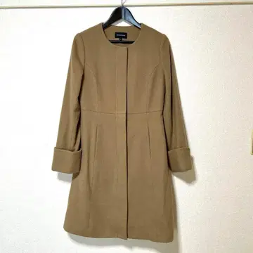 브라운 롱 코트 A라인 사이즈 1