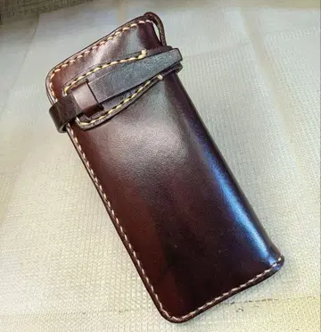 두꺼운 천연 가죽 라이더스 지갑 바이커스 지갑 롱 지갑 장지갑