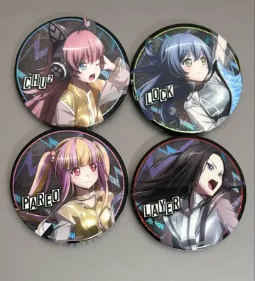 뱅드림 홀로그램 캔뱃지 RAISE A SUILEN 4개